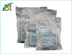 Sub-microfiber cleanroon wiper